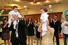 Coptic Christian Children wearing traditional circumcision costumes