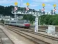 A Corail Intercity arriving at the station