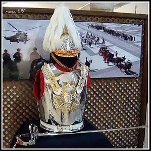 Ceremonial cuirass of the Spanish Escuadrón de Escolta Real (20th century)