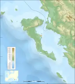 Pontikonisi is located in Corfu