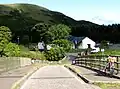 The furthest upstream bridge, at Compensation Reservoir