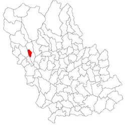 Location in Prahova County