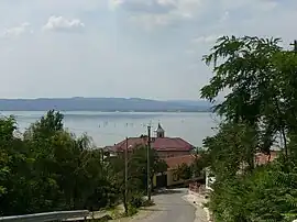 View over Coronini and the Danube