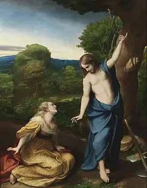 Correggio, Noli me tangere, c. 1525