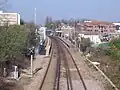 The view from the Knowlsey Road footbridge