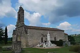 The church in Coubeyrac