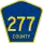 County Road 277 marker