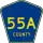 County Road 55A marker