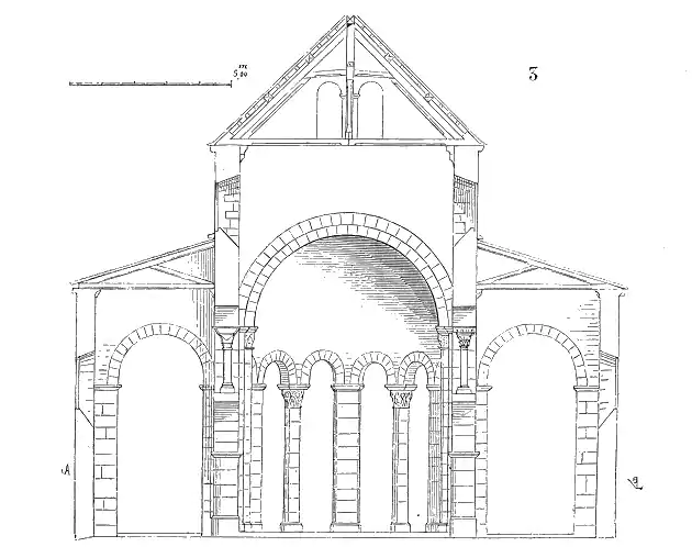 Section, Drawing from 1857, Scheinemporen