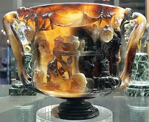 The Cup of the Ptolemies: front (top) of the cup (Cabinet des Médailles)