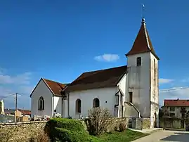 The church in Courchapon