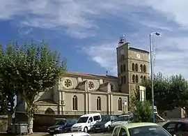 The church in Coursan