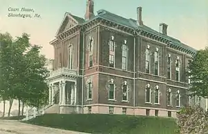 Somerset County Courthouse, Skowhegan, 1872.