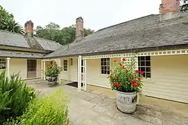 Courtyard at the back of the Treaty House