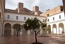 Image 21Small cloister of the charterhouse of Santa Maria degli Angeli e dei Martiri, built on the site of the Baths of Diocletian; part of the National Roman Museum of Rome