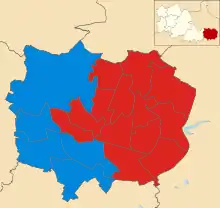 2010 results map