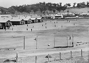 Image 14Japanese POW camp at Cowra, shortly before the Cowra breakout (from History of New South Wales)