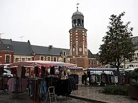 The old belfry of Crécy-sur-Serre