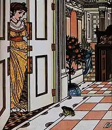 Image 25Walter Crane's chromolithograph illustration for The Frog Prince, 1874. (from Children's literature)