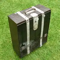 British Craven Silver Arrow pannier from the 1950s