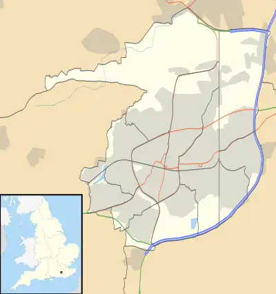 Charlwood House is located in Crawley