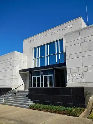 The Crenshaw County Courthouse in Luverne