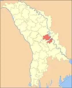 Location of Criuleni