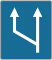 Increased lane