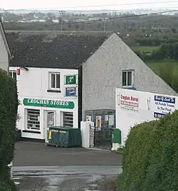 Croghan village from Croghan Hill