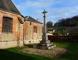 The cemetery cross in Saint-Germain-des-Essourts