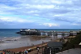 Pier viewed from the west