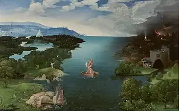 Charon Crossing the Styx Lagoon (c. 1520-1524), by Joachim Patinir, Museo del Prado, Madrid.