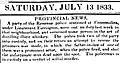 Revenue Police raid, 1833.  Warder and Dublin Weekly Mail