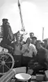 Crowd aboard Fort Chesterfield, May 1926