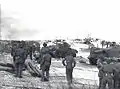 A crowded beach at Courseulles-sur-Mer, D-Day, June 6, 1944