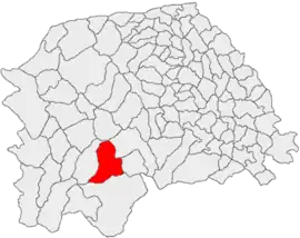 Location in Suceava County