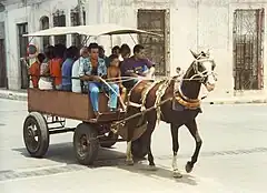 Image 13Public transportation in Cuba during the "Special Period" (from History of Cuba)