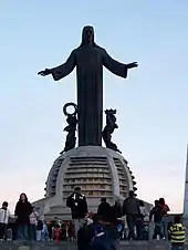 Image 7Cerro del Cubilete ("Dice Cup Hill"). At the top of the hill is the Cristo Rey (Christ the King) statue. (from Culture of Mexico)