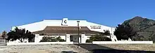 Originally constructed in 1978, Cuesta College's Dr. Stork Gym in San Luis Obispo, California, seats approximately 2,000 people, and hosts community events in addition to Cougars games and matches.