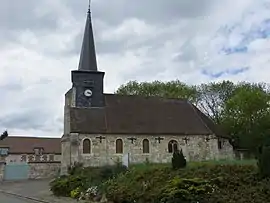 The church in Cuignières