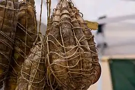 Aged culatello.