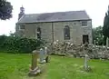 Cults Kirk, in the Kirkton of Cults from within the graveyard.