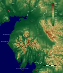 Image 36Topographic map of Cumbria (from Cumbria)