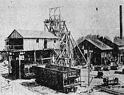 Coal mine in Cumnock, 1923