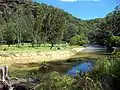 tidal creek at the north of Currawong Beach