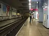 Southbound platform 1 looking south