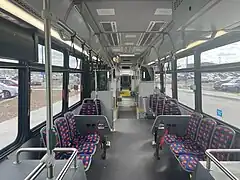 2022 Nova Bus LFS Artic #6150 interior