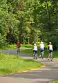 Cyclists on Neuse River Trail