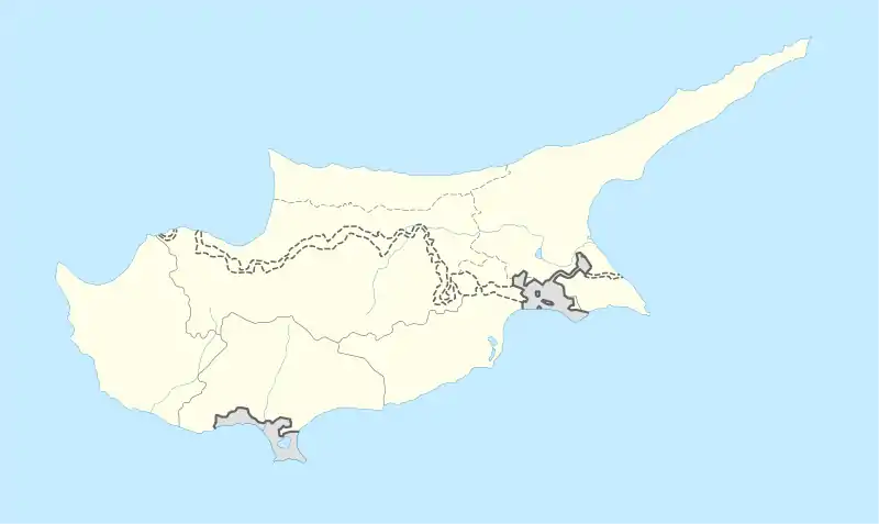 Vathylakas is located in Cyprus