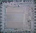 Die shot of DC335 control chip.